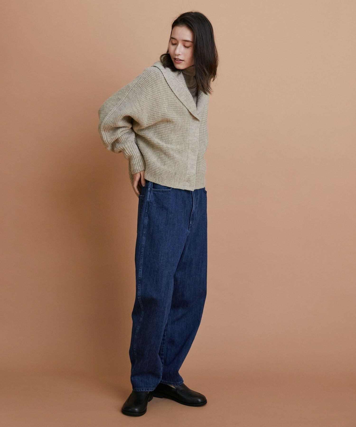 【L'EQUIPE】コバ出しローファー 詳細画像 ブラック系その他 6