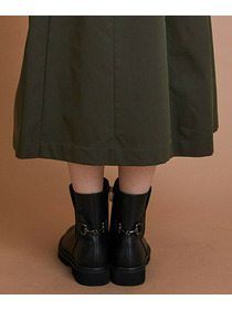 【L'EQUIPE】［eclat 2025年11月号掲載商品］ビットショートブーツ 詳細画像 ブラック系その他 28