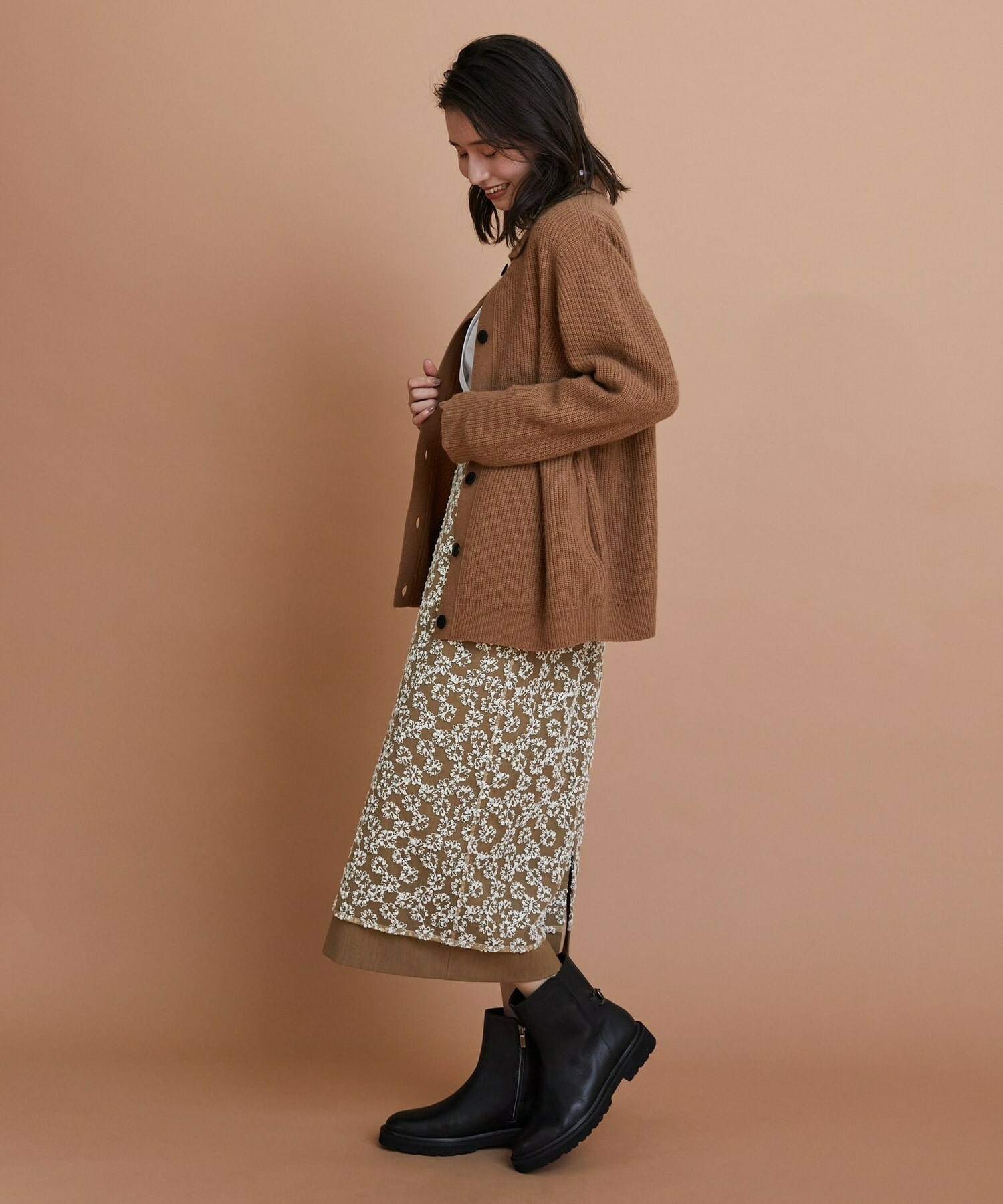 【L'EQUIPE】［eclat 2025年11月号掲載商品］ビットショートブーツ 詳細画像 ブラック系その他 16