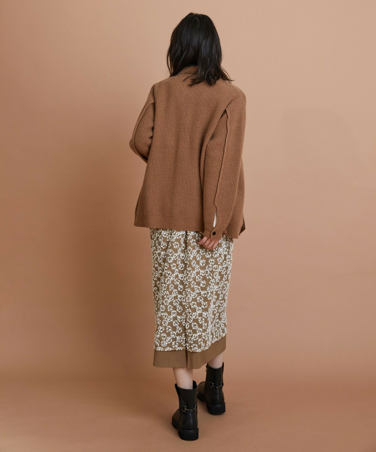 【L'EQUIPE】［eclat 2025年11月号掲載商品］ビットショートブーツ 詳細画像 ブラック系その他 17