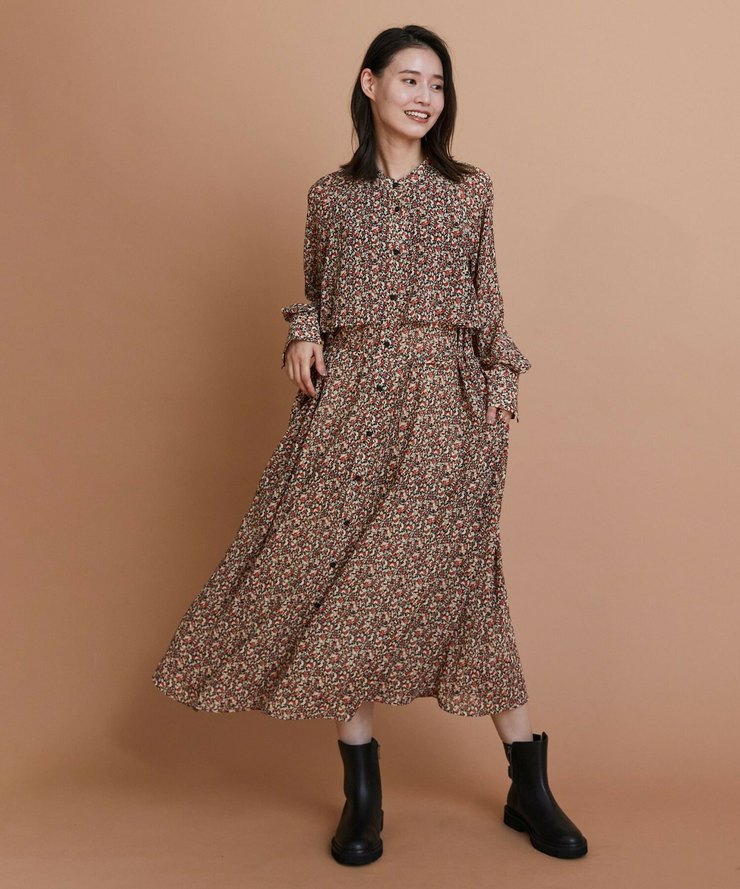 【L'EQUIPE】［eclat 2025年11月号掲載商品］ビットショートブーツ 詳細画像 ブラック系その他 20