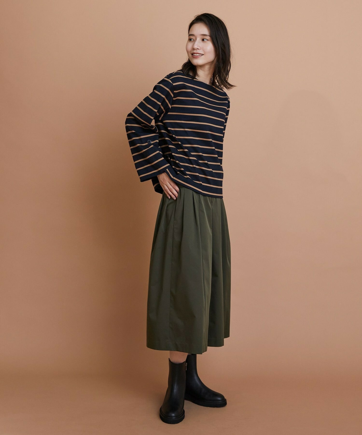 【L'EQUIPE】［eclat 2025年11月号掲載商品］ビットショートブーツ 詳細画像 ブラック系その他 23