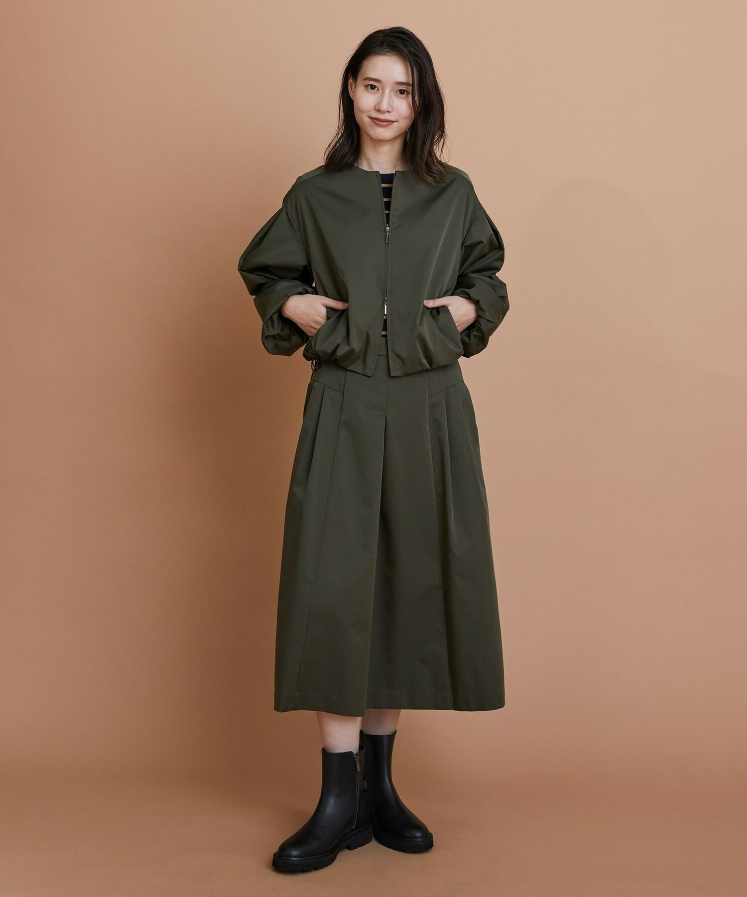 【L'EQUIPE】［eclat 2025年11月号掲載商品］ビットショートブーツ 詳細画像 ブラック系その他 24