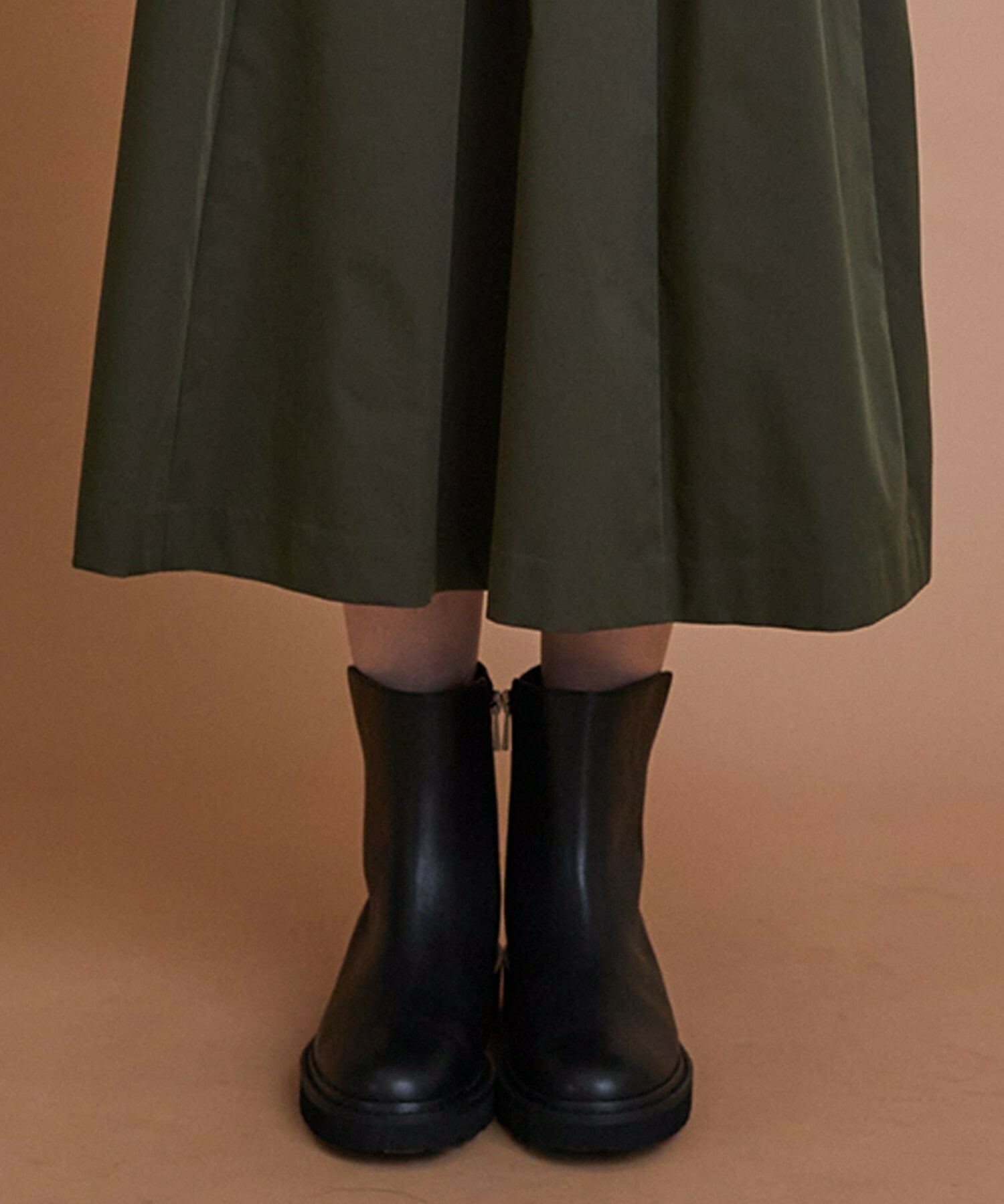 【L'EQUIPE】［eclat 2025年11月号掲載商品］ビットショートブーツ 詳細画像 ブラック系その他 26