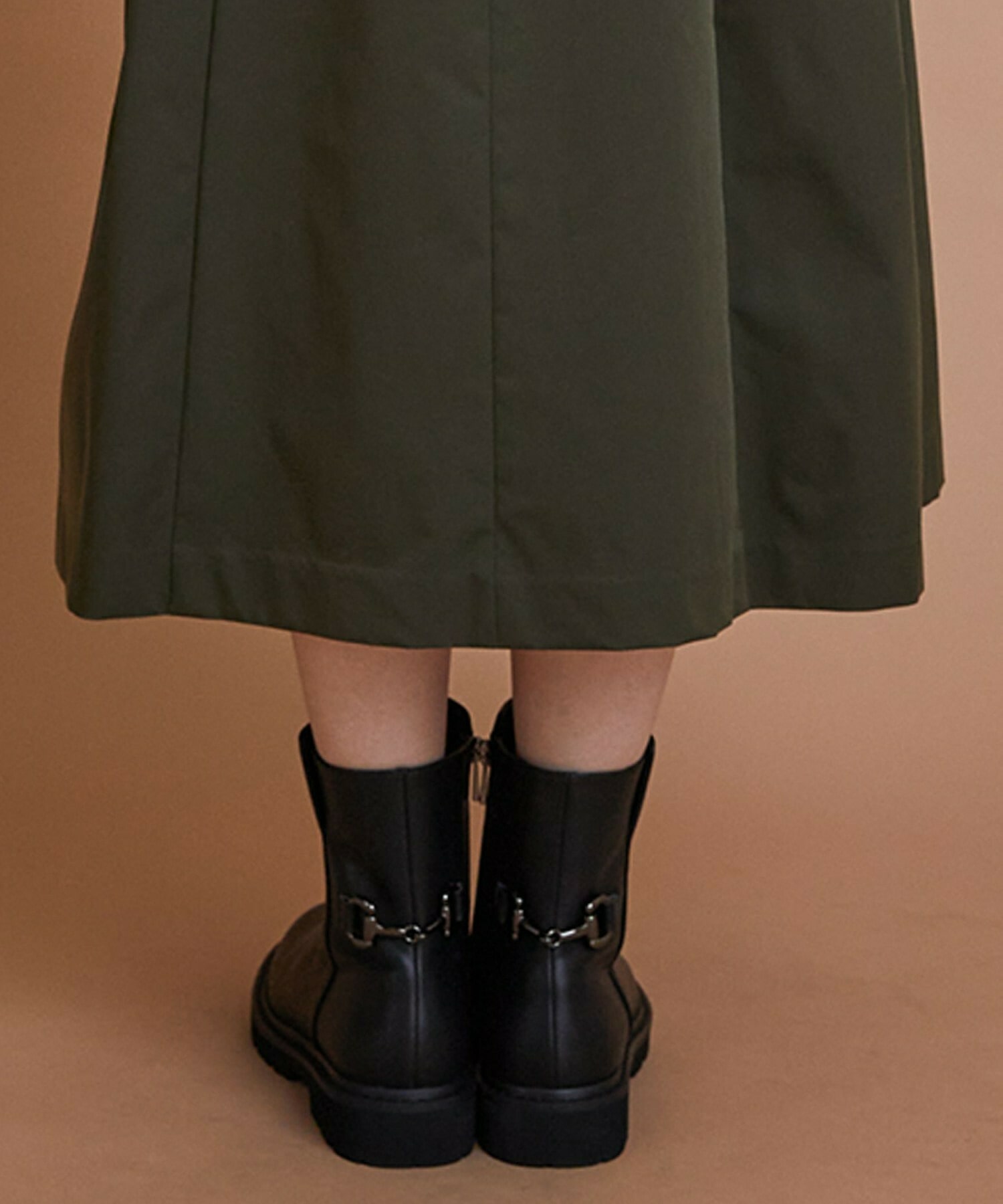 【L'EQUIPE】［eclat 2025年11月号掲載商品］ビットショートブーツ 詳細画像 ブラック系その他 28