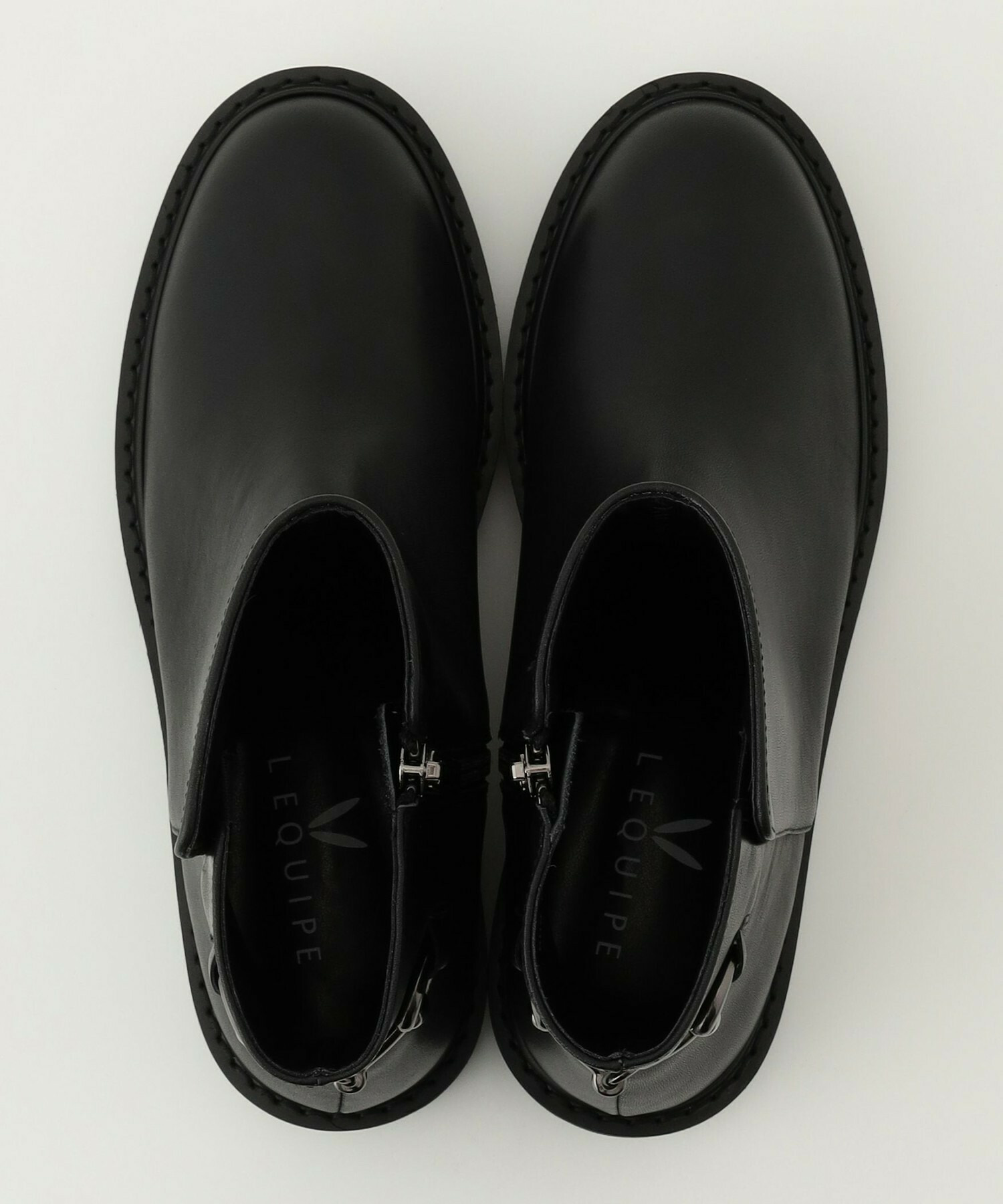 【L'EQUIPE】［eclat 2025年11月号掲載商品］ビットショートブーツ 詳細画像 ブラック系その他 33