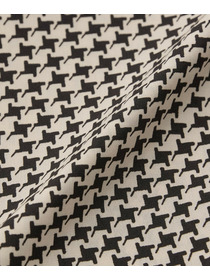 【L'EQUIPE】ハウンドトゥースプリントシャツ 詳細画像 ブラック系その他 18