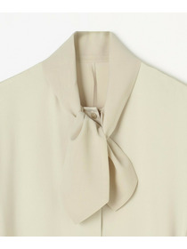 【L'EQUIPE】クレープサテン＆シフォンブラウス 詳細画像 ブラック 23