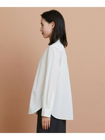 【L'EQUIPE】トリアセコットンタイプライターノーカラーシャツ 詳細画像 オフホワイト 16