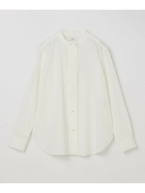 【L'EQUIPE】トリアセコットンタイプライターノーカラーシャツ 詳細画像 オフホワイト 18