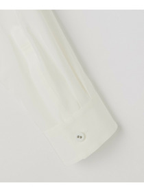 【L'EQUIPE】トリアセコットンタイプライターノーカラーシャツ 詳細画像 オフホワイト 21