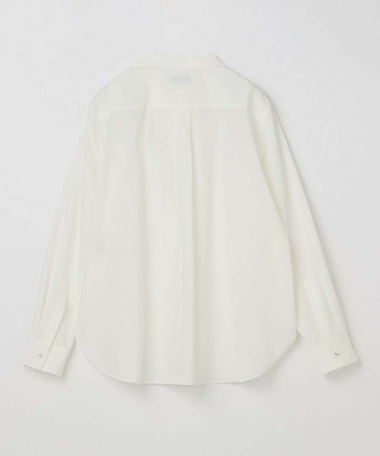 【L'EQUIPE】トリアセコットンタイプライターノーカラーシャツ 詳細画像 オフホワイト 19