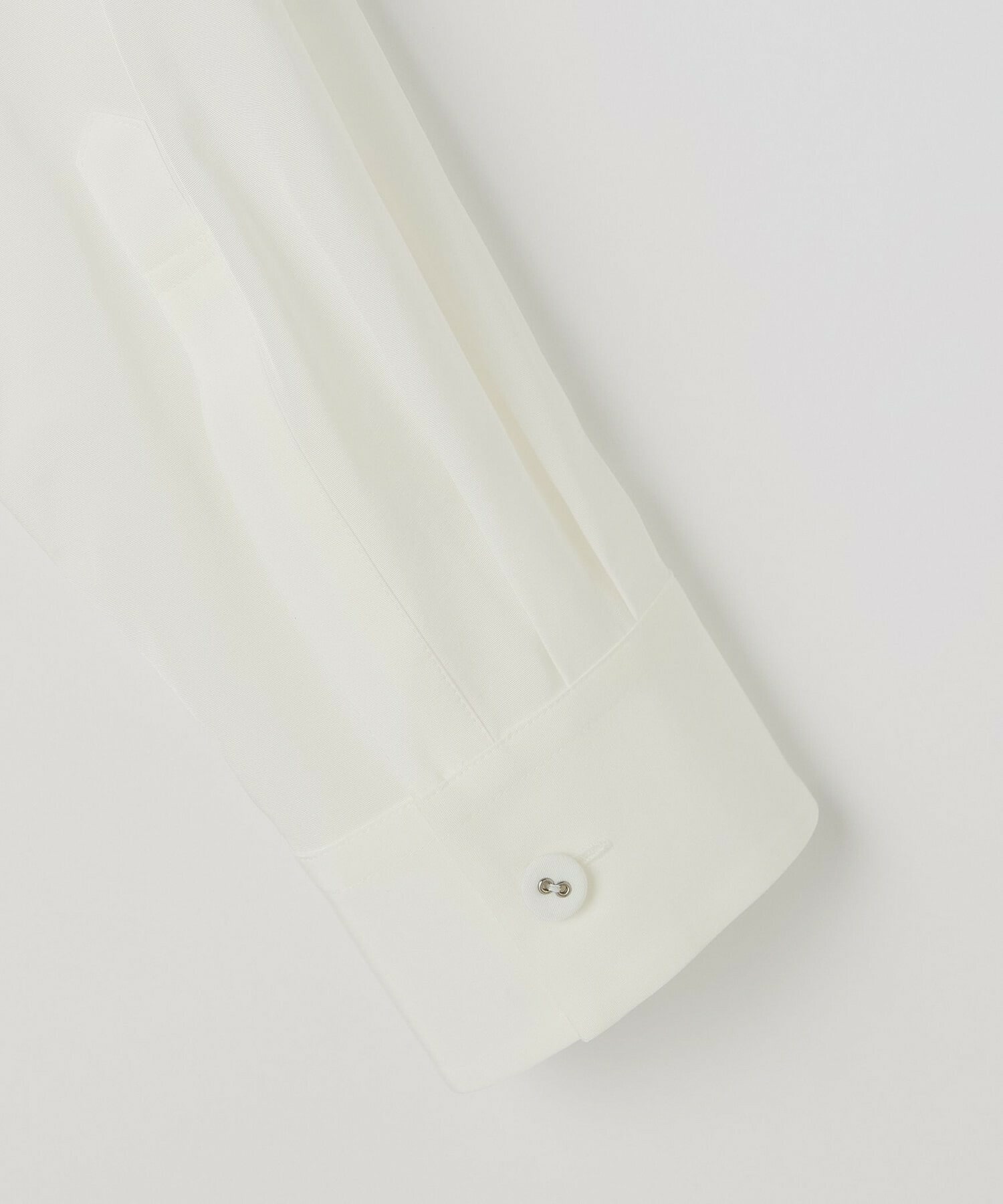 【L'EQUIPE】トリアセコットンタイプライターノーカラーシャツ 詳細画像 オフホワイト 21