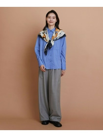 【L'EQUIPE】ストレッチタイプライターシャツ 詳細画像 ブルー 12