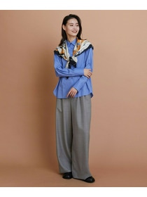 【L'EQUIPE】ストレッチタイプライターシャツ 詳細画像 ブルー 13