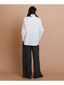 【L'EQUIPE】ストレッチタイプライターシャツ 詳細画像 ブルー 3