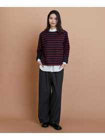 【L'EQUIPE】ストレッチタイプライターシャツ 詳細画像 ブルー 4