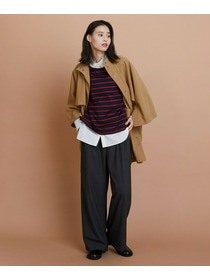 【L'EQUIPE】ストレッチタイプライターシャツ 詳細画像 ブルー 8