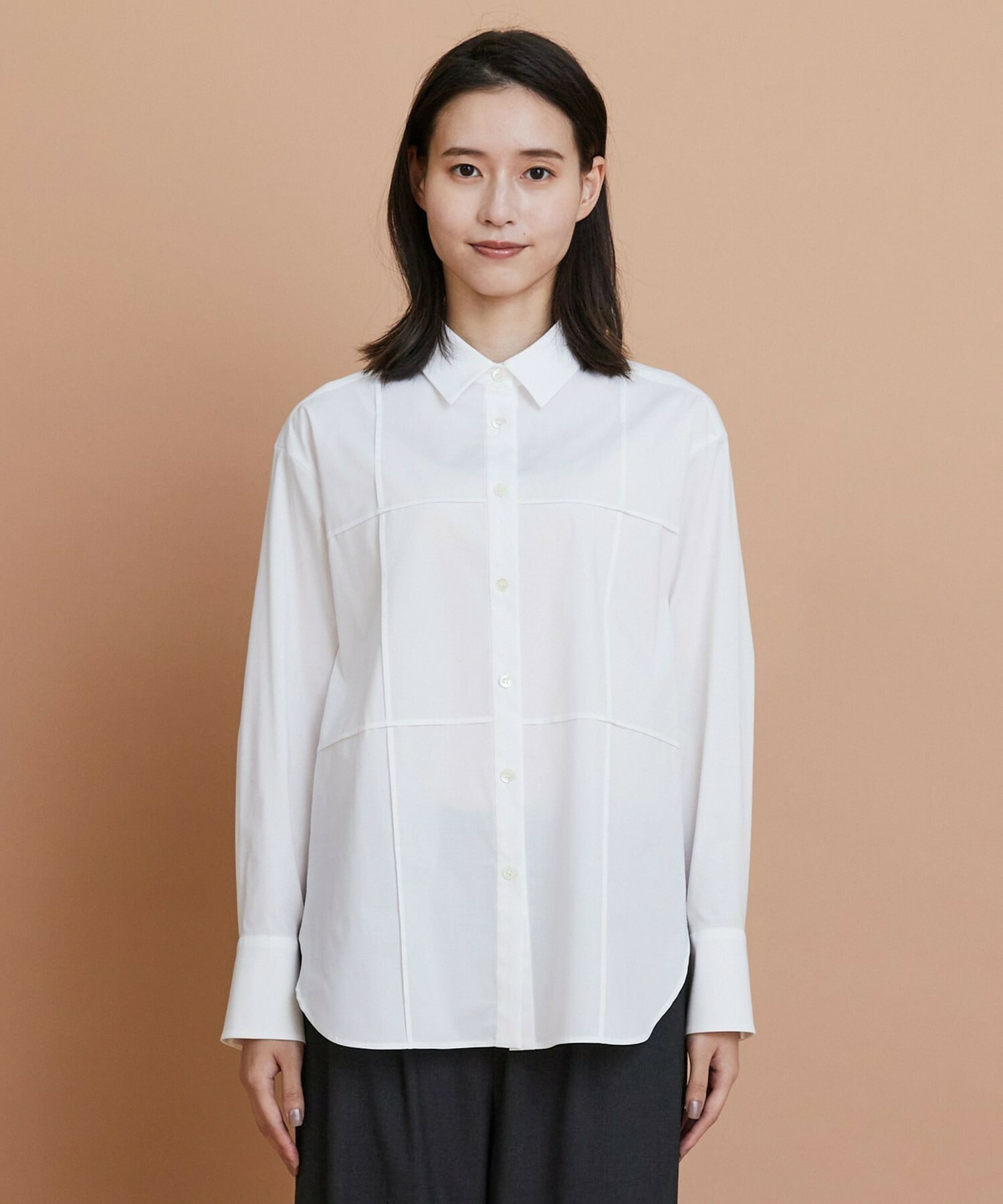 【L'EQUIPE】ストレッチタイプライターシャツ 詳細画像 ブルー 16