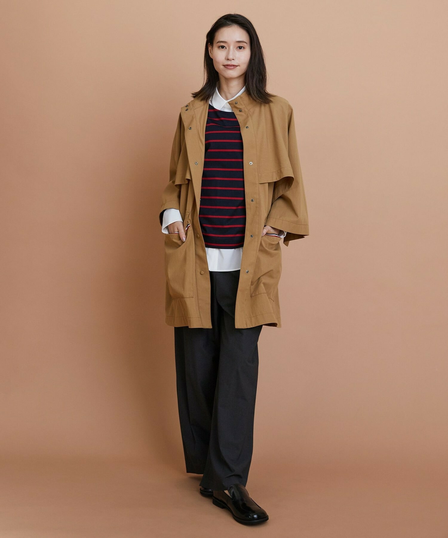 【L'EQUIPE】ストレッチタイプライターシャツ 詳細画像 ブルー 6