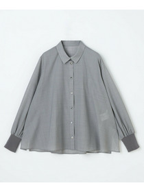 【L'EQUIPE】シアートロピカルブラウス 詳細画像 ブラック 9