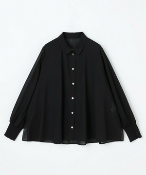 【L'EQUIPE】シアートロピカルブラウス 詳細画像 ブラック 1