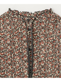 【L'EQUIPE】ヴィンテージプリントブラウス 詳細画像 レッド系その他 10