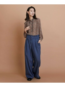 【L'EQUIPE】ヴィンテージプリントブラウス 詳細画像 レッド系その他 3