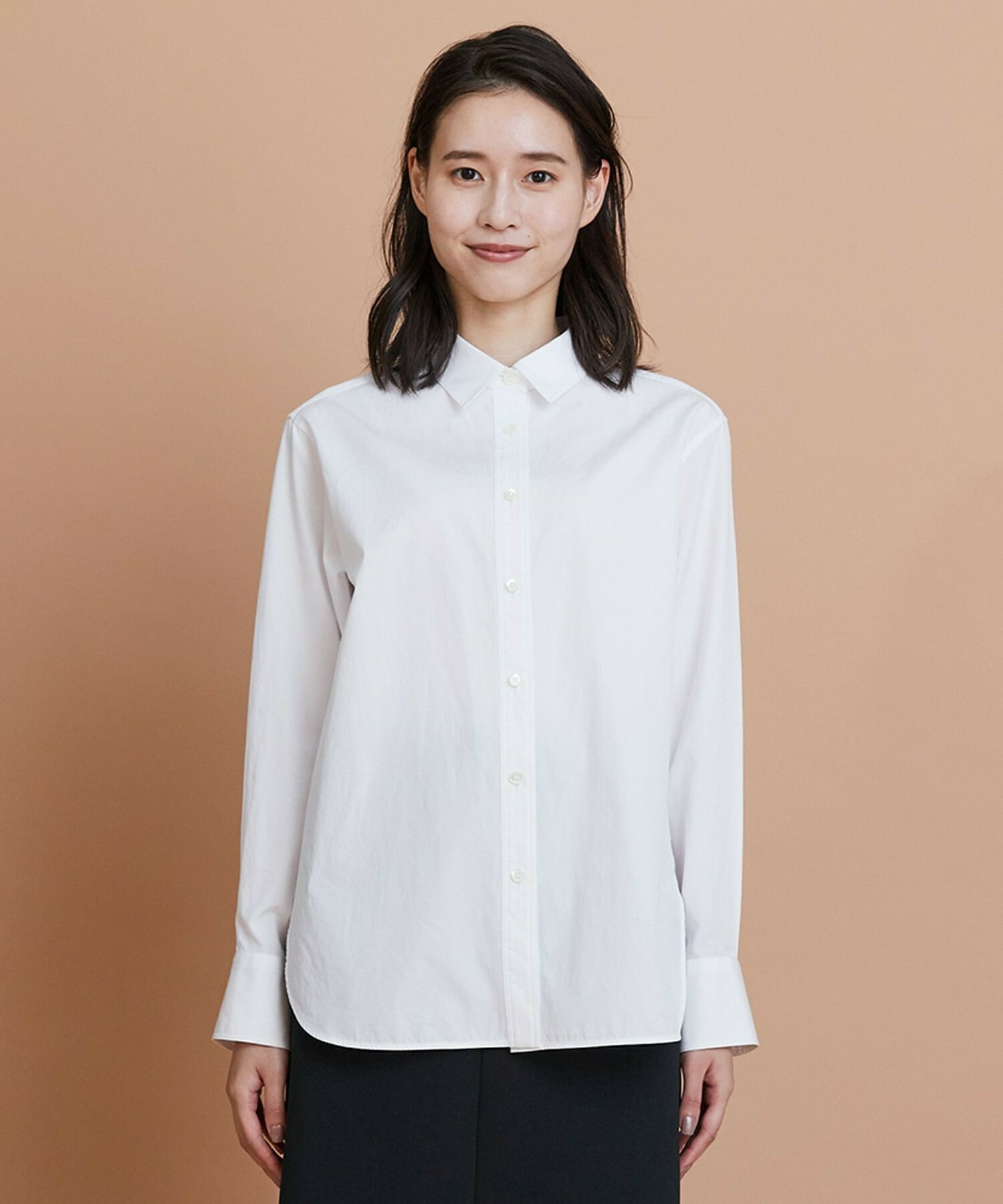 【L'EQUIPE】120/2コットンブロードシャツ 詳細画像 ホワイト 16