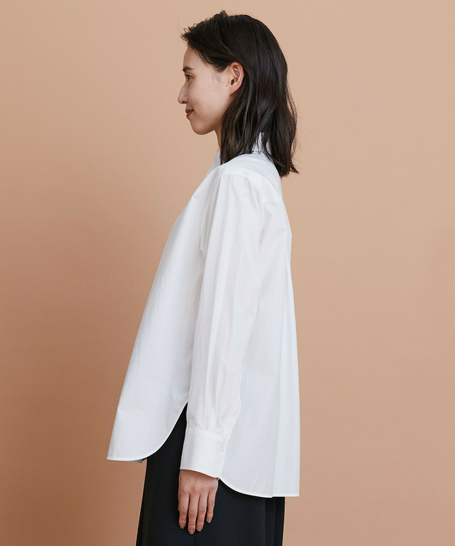 【L'EQUIPE】120/2コットンブロードシャツ 詳細画像 ホワイト 17