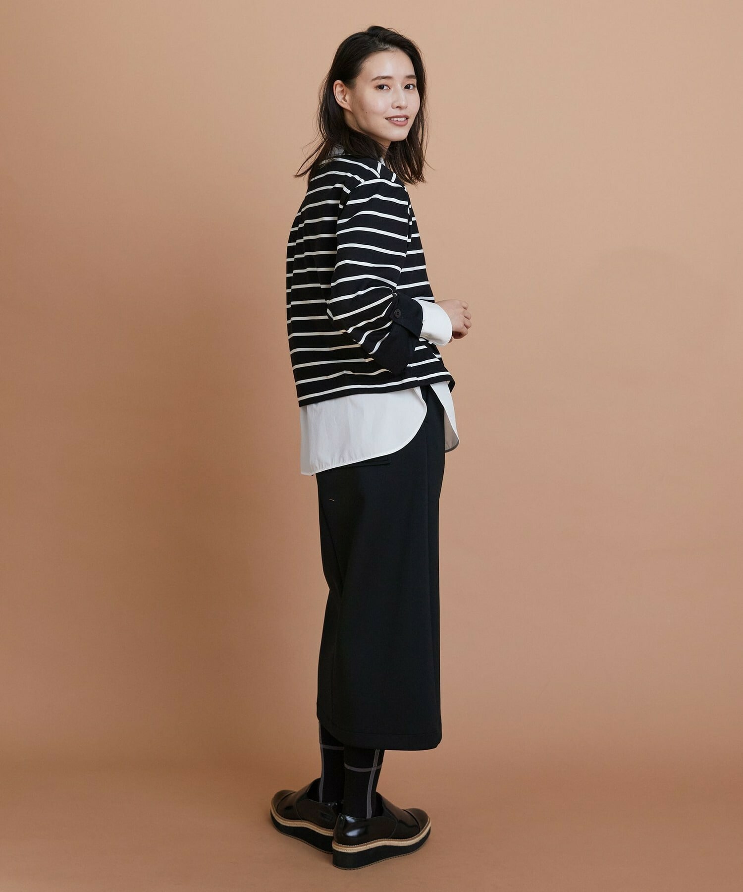 【L'EQUIPE】120/2コットンブロードシャツ 詳細画像 ホワイト 5