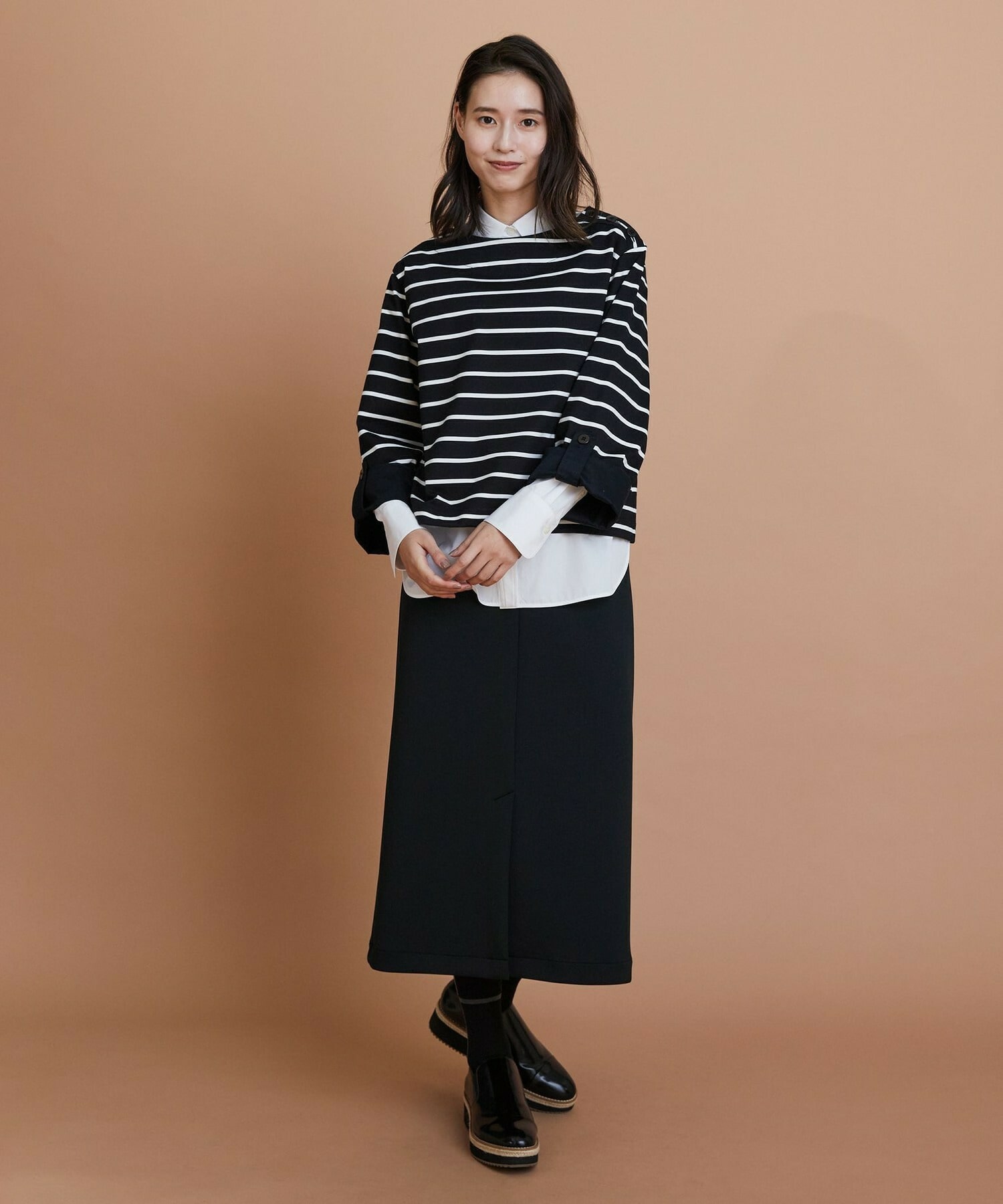 【L'EQUIPE】120/2コットンブロードシャツ 詳細画像 ホワイト 6