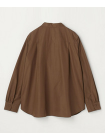 【L'EQUIPE】パウダリータフタフロントフリルシャツ 詳細画像 カーキ 18