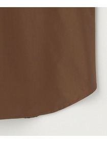 【L'EQUIPE】パウダリータフタフロントフリルシャツ 詳細画像 カーキ 21