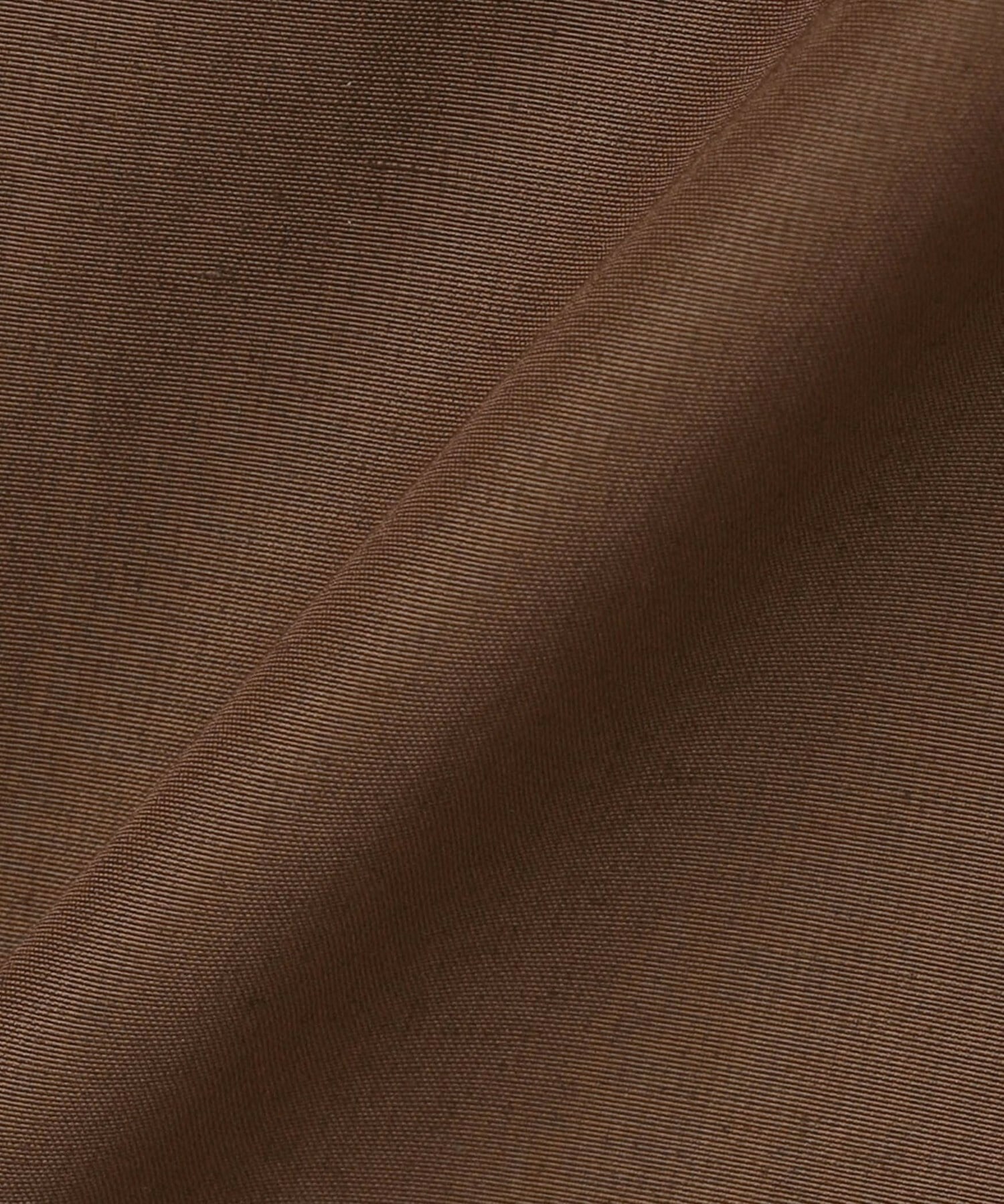 【L'EQUIPE】パウダリータフタフロントフリルシャツ 詳細画像 カーキ 22