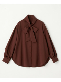 【L'EQUIPE】トロピカルウールブラウス 詳細画像 ボルドー 11