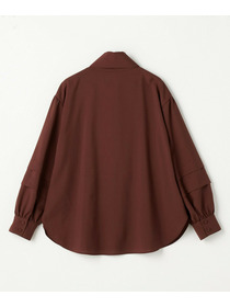 【L'EQUIPE】トロピカルウールブラウス 詳細画像 ボルドー 12