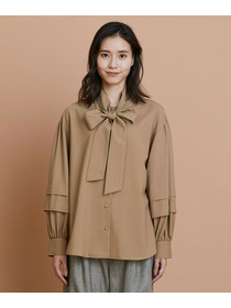 【L'EQUIPE】トロピカルウールブラウス 詳細画像 ボルドー 4