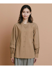 【L'EQUIPE】トロピカルウールブラウス 詳細画像 ボルドー 7