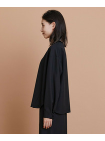 【L'EQUIPE】2wayストレッチクロスブラウス 詳細画像 ブラック 10