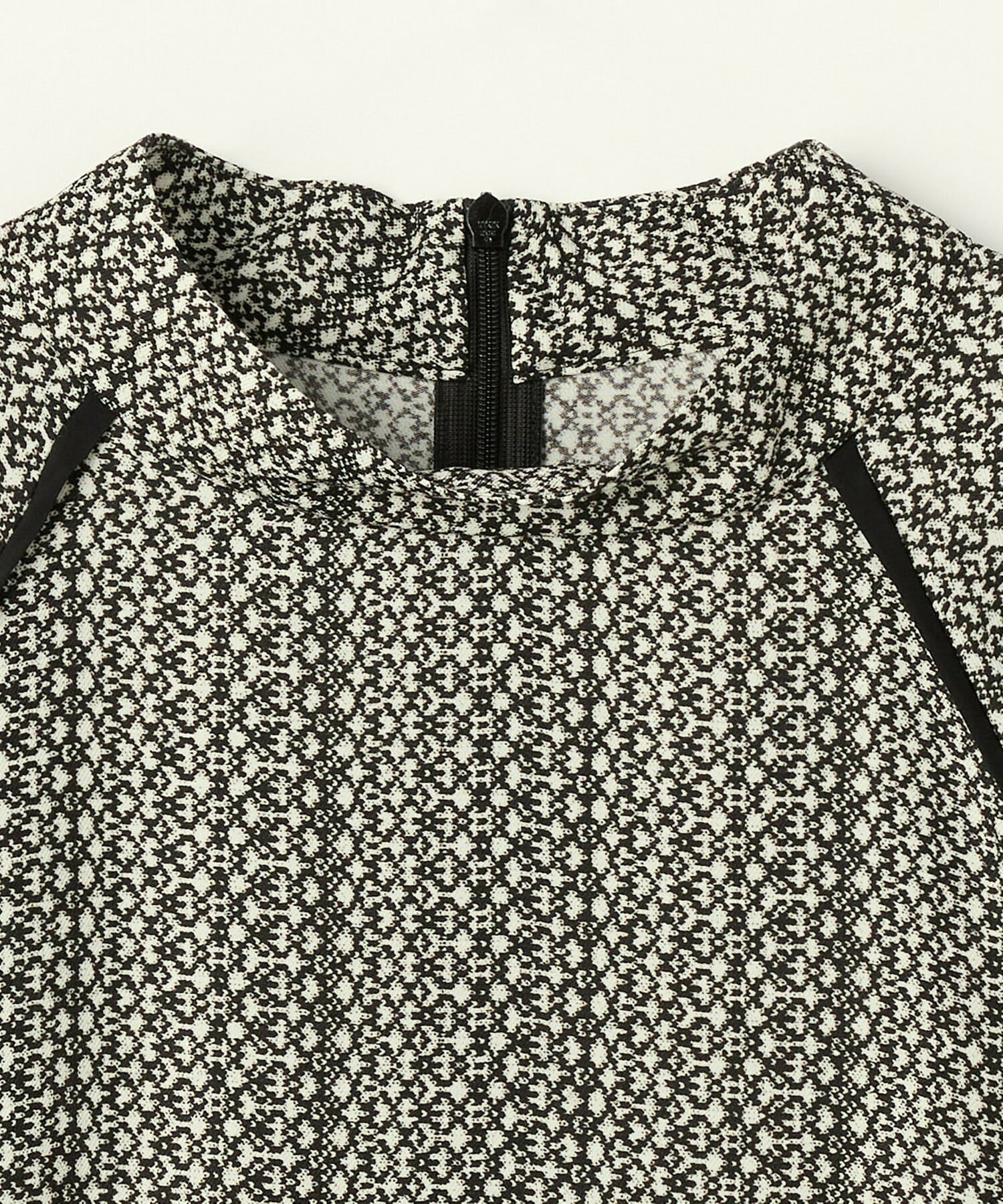 【L'EQUIPE】ピクセルプリントブラウス 詳細画像 ブラック系その他 13