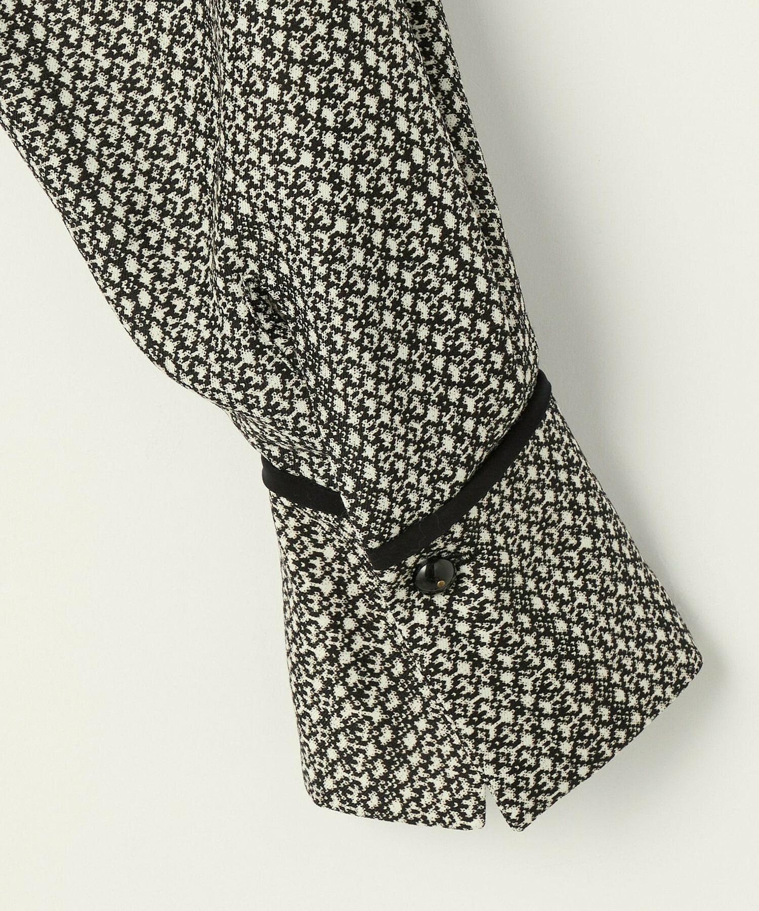 【L'EQUIPE】ピクセルプリントブラウス 詳細画像 ブラック系その他 15