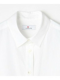【L'EQUIPE】100/2コットンブロードシャツ 詳細画像 ホワイト 7