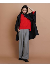 【L'EQUIPE】コットンナイロンベネシャントレンチコート 詳細画像 ブラック 11