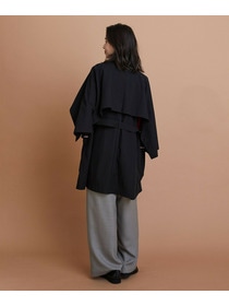 【L'EQUIPE】コットンナイロンベネシャントレンチコート 詳細画像 ブラック 13
