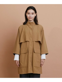 【L'EQUIPE】コットンナイロンベネシャントレンチコート 詳細画像 ブラック 14