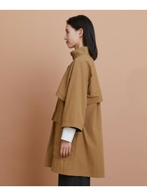 【L'EQUIPE】コットンナイロンベネシャントレンチコート 詳細画像 ブラック 15