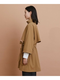 【L'EQUIPE】コットンナイロンベネシャントレンチコート 詳細画像 ブラック 18