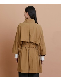 【L'EQUIPE】コットンナイロンベネシャントレンチコート 詳細画像 ブラック 19