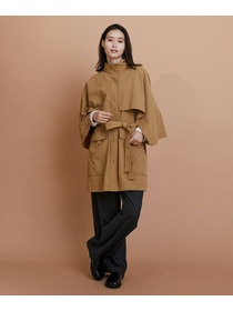 【L'EQUIPE】コットンナイロンベネシャントレンチコート 詳細画像 ブラック 5